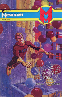 Miracleman #14 - Miracleman and Young Miracleman kiss - Super-Heróis Gay Bissexual - Super-Heróis LGBT - Gay Male SuperHero - Amor Masculino - Androfilia - Gay Male Love - Amor Másculo - Amor Macho - Manly Love - Man2Man