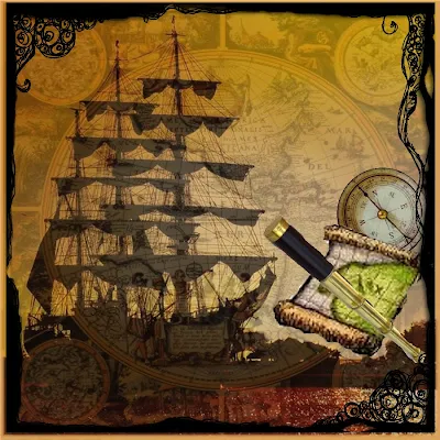 Pirates: Images for Invitations, Labels and Decorations. 