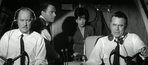 Climactic test flight scene, Fate is the Hunter, 1964