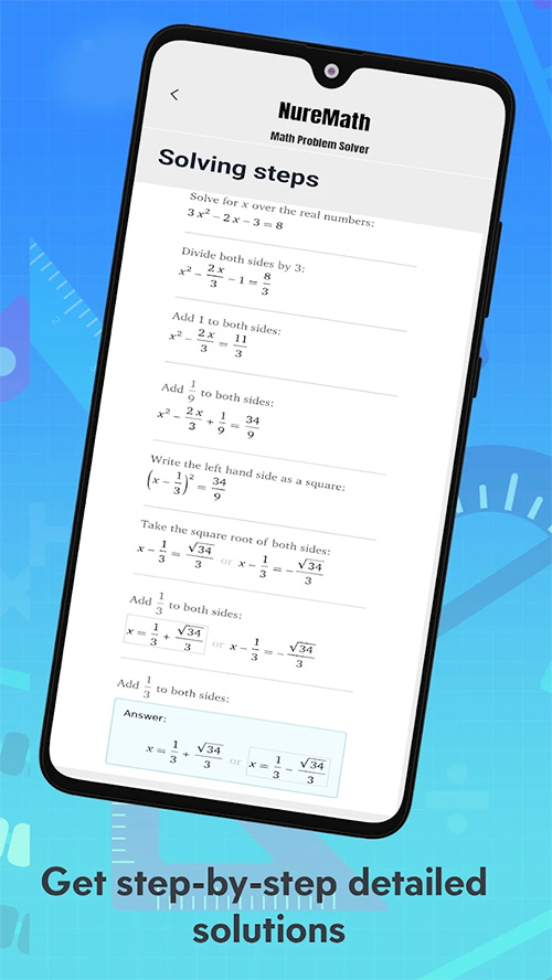 NureMath - Math Problem Solver: ứng dụng giải toán thông minh a3