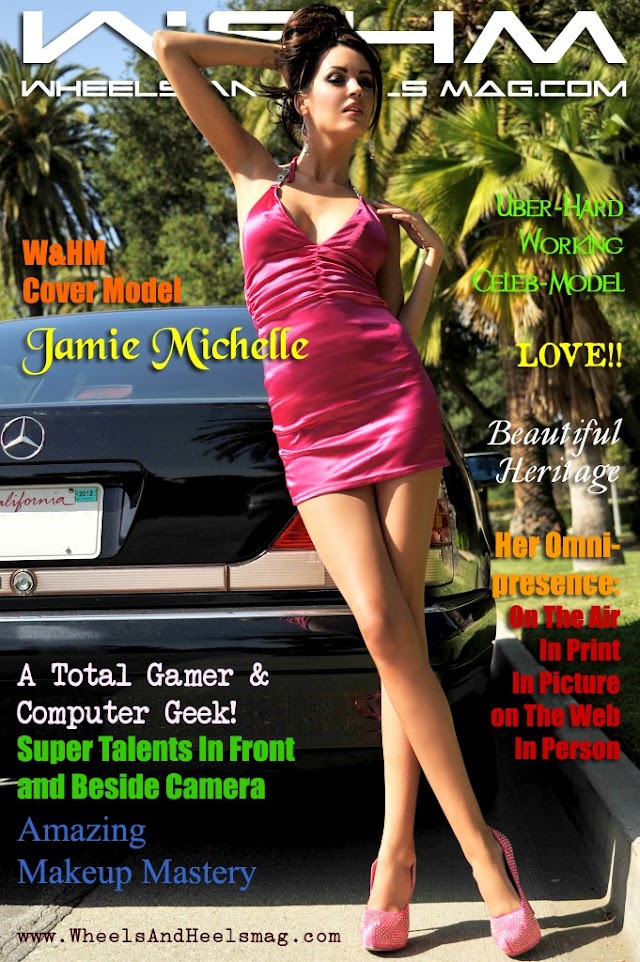 W&HM Cover Model - Jamie Michelle, Wheels and Heels Magazine