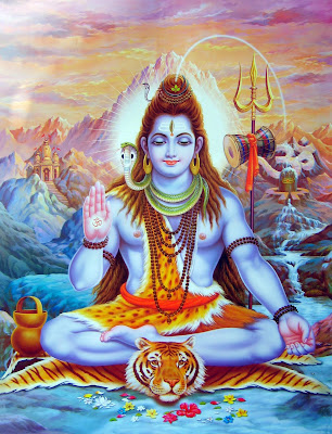 Shiva Painting Poster