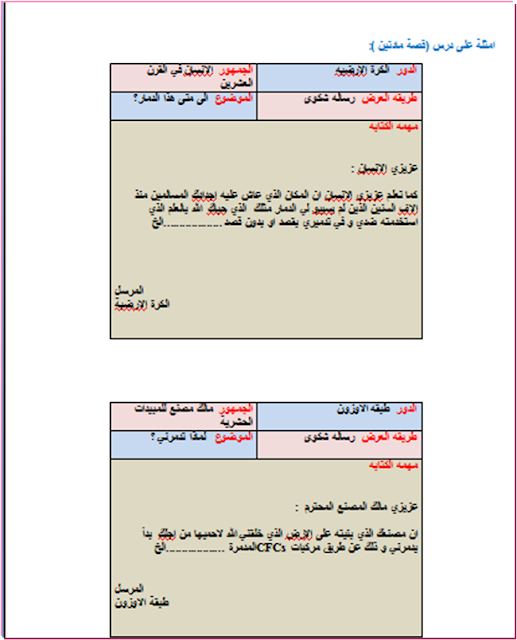 مراجعة قصة مادتين علوم