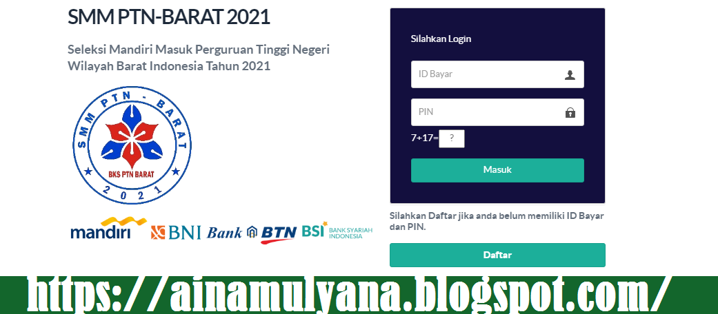 Jadwal Pendaftaran, Pelaksanaan Ujian dan Pengumuman Kelulusan SMM PTN-Barat 2021