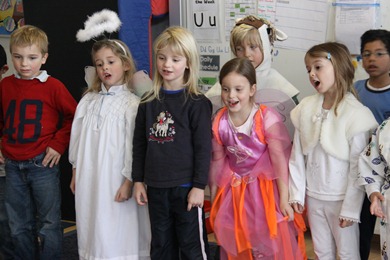 Winter Celebration party at BIS Rec C