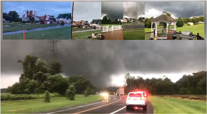VIDEO: Monstruosos tornados en cadena arrasan en áreas de Nueva Jersey y tocan tierra en partes de Nueva York