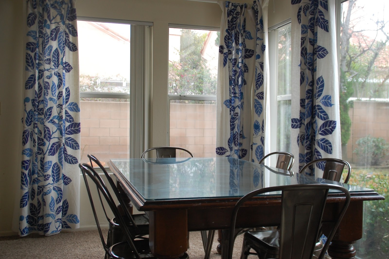 Lisa Moves New Curtains And Chairs The Dining Room