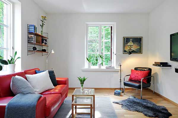 ruang tamu minimalis modern sederhana 