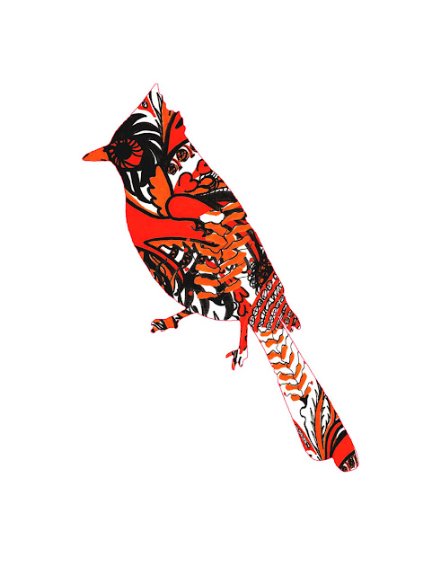 Cardinal Bird Art