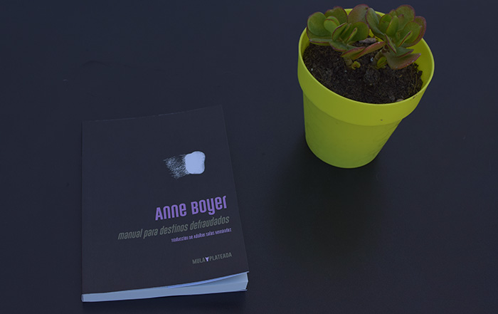 Anne Boyer en Kriller 71 Ediciones, traducido por Adalber Salas Hernández