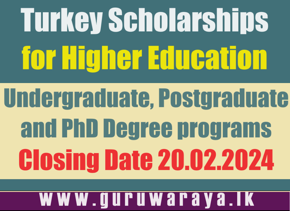 Turkey Scholarships for Higher Education 