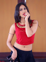 Nishi Gandha in Beautiful Red Crop Top ~  Exclusive 016.jpg