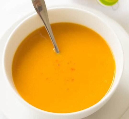 CARROT AND SWEET POTATO SOUP #vegetarian #lunch