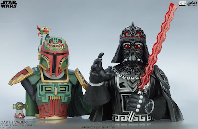 Darth Vader Urban Aztec Star Wars Vinyl Bust by Jesse Hernandez x Unruly Industries