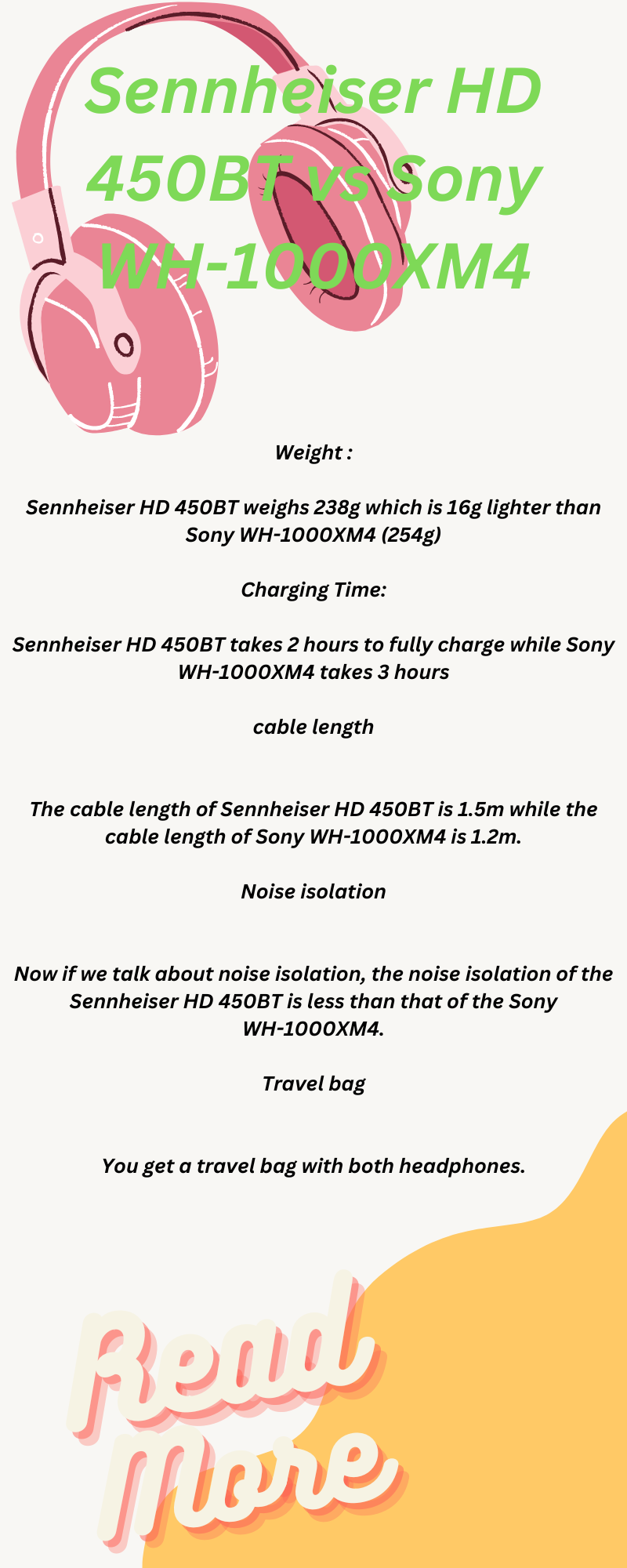 Sennheiser HD 450BT vs Sony WH-1000XM4