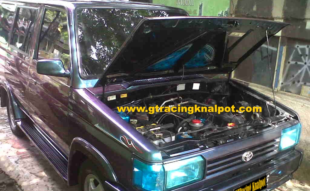 MODIFIKASI KNALPOT RACING: Pemasangan Header Kijang Super 