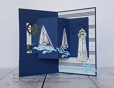 Stampin'Up Pop Up Swing Cards by Sailing Stamper Satomi Wellard