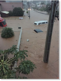 LLUVIAS SEVERAS AFECTAN SUR DE BRASIL