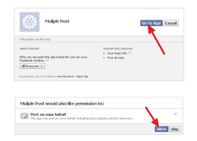 Update Articles on Various Facebook Groups within Single Click