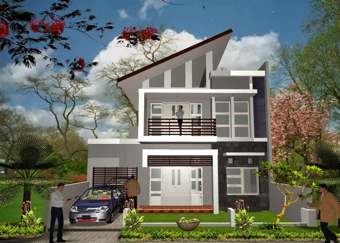 44 Model Atap Rumah Minimalis 2 Lantai Rumahku Unik