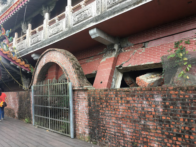 Jiji Wuchang Temple 集集武昌宮, 921 earthquake memorial, Jiji, Nantou, Taiwan