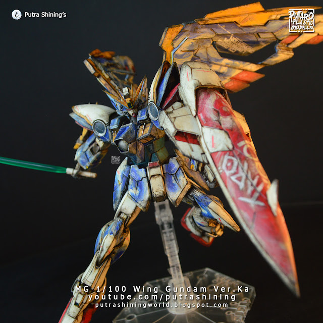 Hand Painted MG Wing Gundam Ver.Ka | XXXG-01W ウイングガンダム by Putra Shining