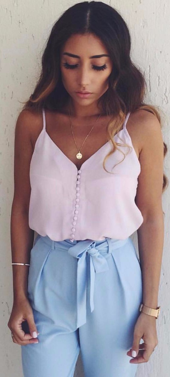 ready for summer outfit / pastel shades 