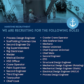 We are recruiting for the following roles