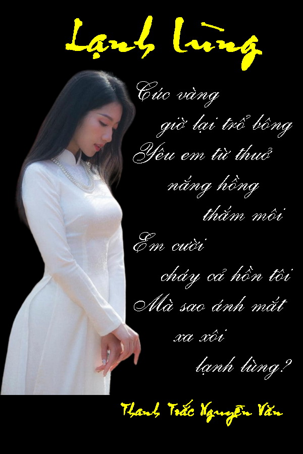 Thơ tranh Lạnh lùng