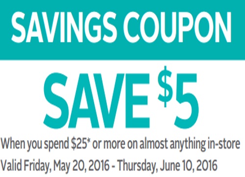 Rexall Pharma Plus $5 Off Savings Coupon