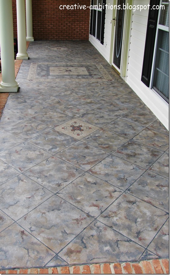 Faux Tile Front Porch (c)