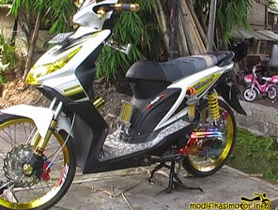 modifikasi motor Beat