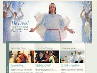 web design di siti religiosi. Jesus Christ the son of god