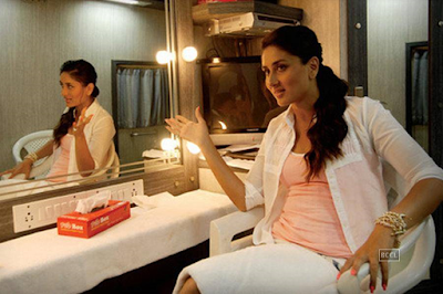 Bollywood Star Kareena practicing at home