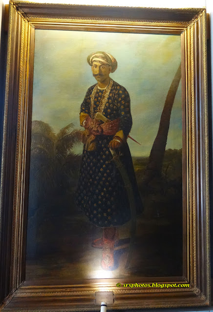 Painting of Tipu Sultan in  Tipu's Summer Palace & Museum