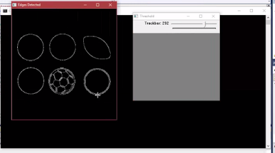 Detected Edges of all the Balls as output image