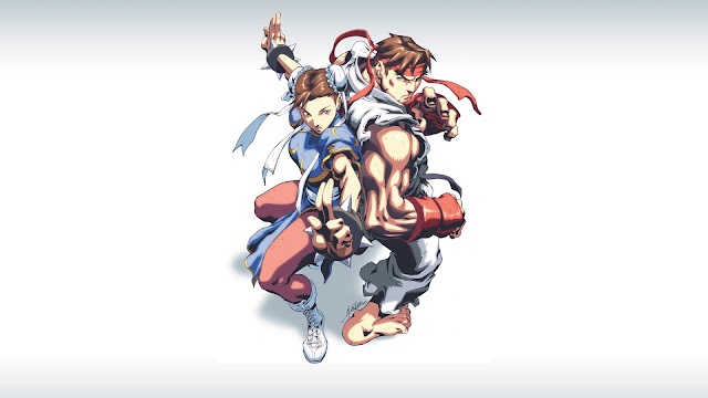 Street Fighter Desktop Wallpaper Ryu & Chun-li