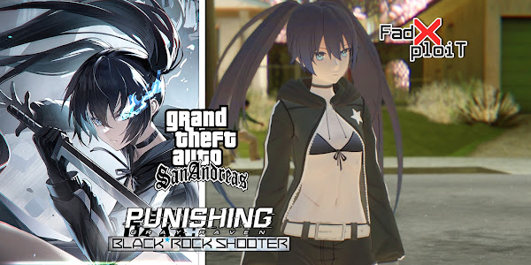 GTA SA Black Rock Shooter x Punishing: Gray Raven