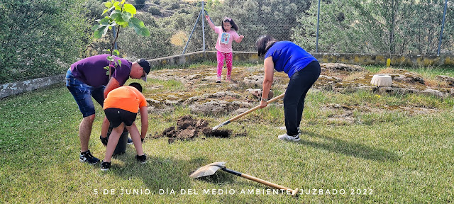 Juzbado, arbolar 2022, voluntariado