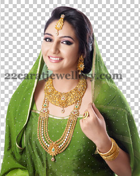 Ragini Dwivedi Gold Long Chain 