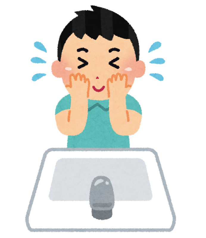 顔を洗う男の子のイラスト かわいいフリー素材集 いらすとや 顔を洗う男の子のイラスト かわいいフリー素材集 いらすとや