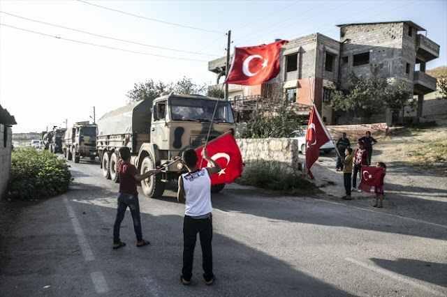 Sınırda konuşlu birliklere takviye amaçlı gönderilen askeri birlikler.