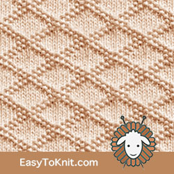 #KnitPurl King Charles Brocade stitch. EASY TO KNIT. Great pattern!! FREE  #easytoknit #knitting