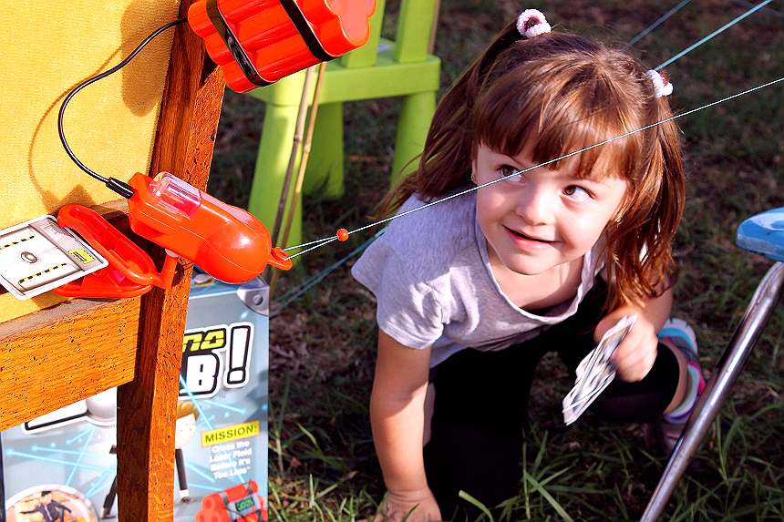 Chrono Bomb makes a great party game when all guests are involved in the hiding of 'gear' cards- You can even bring the game outdoors for secret agent fun!