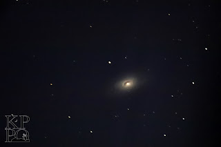 Black Eye galaxy in colour