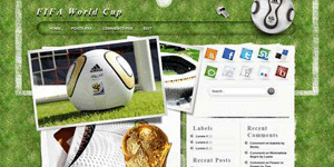 Blogger Template FIFA World Cup