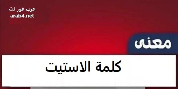 معنى الاستيت في السوشيال ميديا