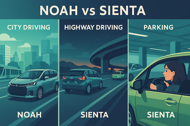 ノアとシエンタの運転しやすさをシーン別に比較