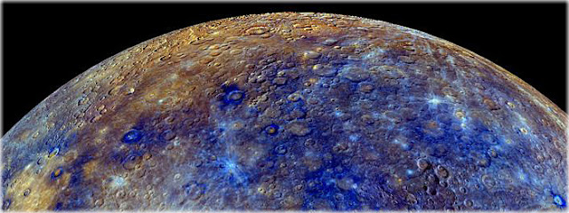 Mercúrio colorido - visão 360 graus incrível