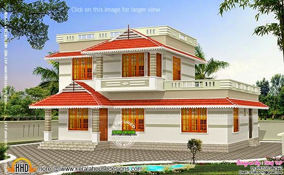 Low cost double storied home
